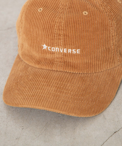 CONVERSE（コンバース）の「∴WEGO/CONVERSE別注コーデュロイLowCap（キャップ・メンズ・ブラウン/ダークグリーン/ベージュ/ブラック・FREE）」の6枚目の写真