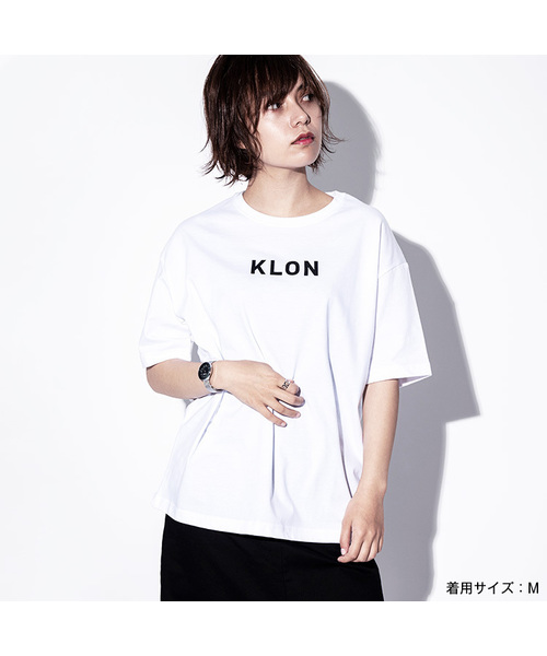 KLON(クローン)の「KLON OVERSIZE T-SHIRTS WHITE(Tシャツ/カットソー・レディース・ホワイト・M/L/XL)」の1枚目の写真