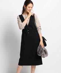 Indivi インディヴィのワンピース ブラック 黒色系 通販 Zozotown