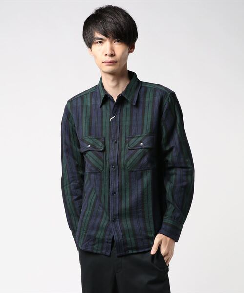 【セール】BIG MIKE ビックマイク / チェック柄 長袖ヘビーネルシャツ 1019352（シャツ/ブラウス）｜BIG MIKE（ビッグマイク）