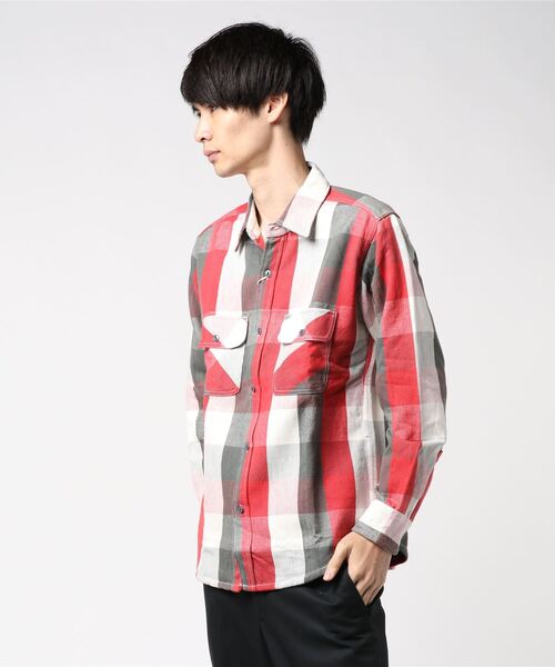 【セール】BIG MIKE ビックマイク / チェック柄 長袖ヘビーネルシャツ 1019352（シャツ/ブラウス）｜BIG MIKE（ビッグマイク）