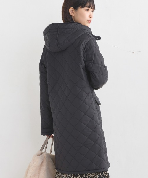 裏ファー高密度ナイロンキルティングジャケット（その他アウター