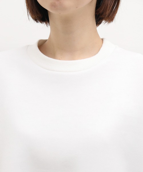 ADAM ET ROPE'(アダムエロペ)の「スリットダンボールプルオーバー(スウェット・レディース・オフホワイト/イエロー/ベージュ・FREE)」の11枚目の写真