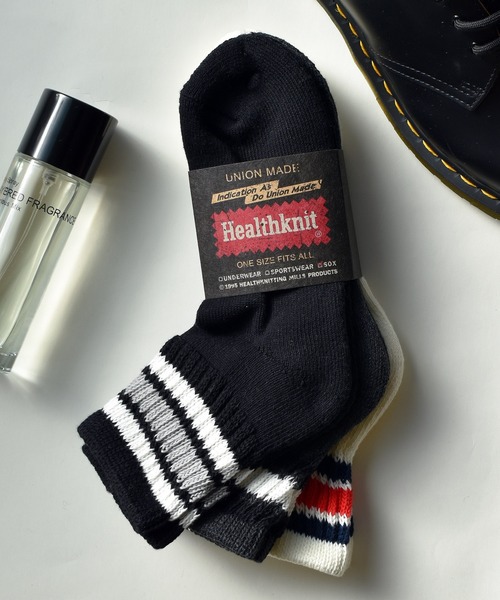 Healthknit(ヘルスニット)の「【Healthknit】3Pクォーターソックス 3足セットヘビーウェイトミドルソックス(ソックス/靴下・メンズ・グレー/マルチ/その他/その他1/その他2/その他4/その他5/その他6/その他7/その他8/その他9/その他11/その他10/その他12/その他13/その他14/その他15/その他17/その他18/その他19/その他16/その他25/その他20/その他21/その他23/その他24/その他22/その他27/その他26/その他30/その他32/その他28/その他29/その他31/その他33/その他35/C/その他34/B/A/F/H/D/E/G/I/J/K・FREE/S)」の3枚目の写真