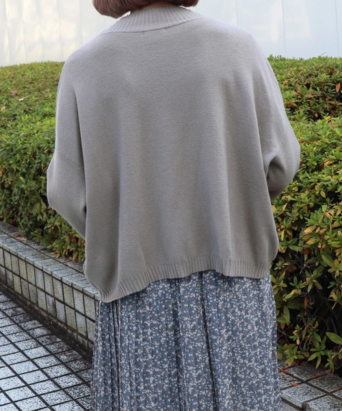 PairPair（ペアペア）の「ローズ刺繍ハイネックニットプルオーバー（ニット/セーター・レディース・モカ/ライトピンク/アイボリー/ブラック・FREE）」の10枚目の写真