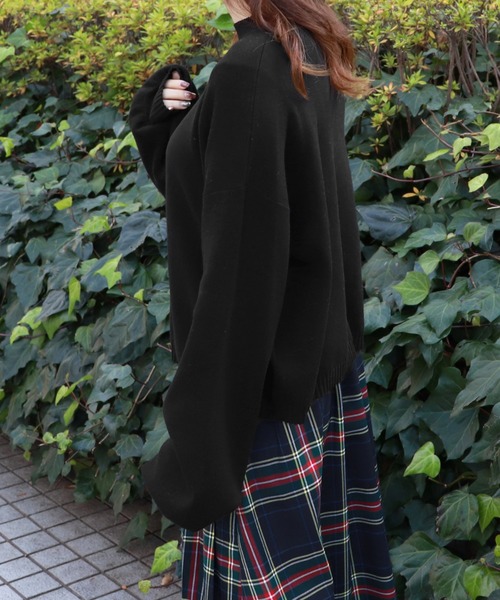 PairPair（ペアペア）の「ローズ刺繍ハイネックニットプルオーバー（ニット/セーター・レディース・モカ/ライトピンク/アイボリー/ブラック・FREE）」の18枚目の写真