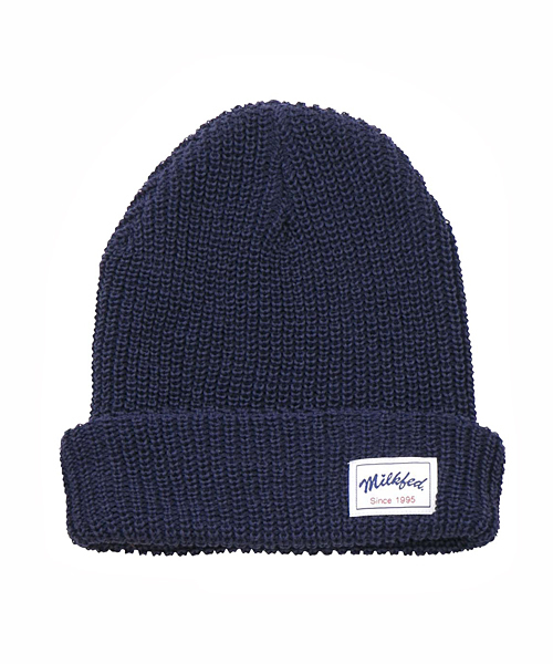 MILKFED.（ミルクフェド）の「BASIC KNITTED CAP　（ニットキャップ/ビーニー/無地）（ニットキャップ/ビーニー・レディース・ブラック/グレー/ネイビー/イエロー/バーガンディー・ONE SIZE）」の3枚目の写真