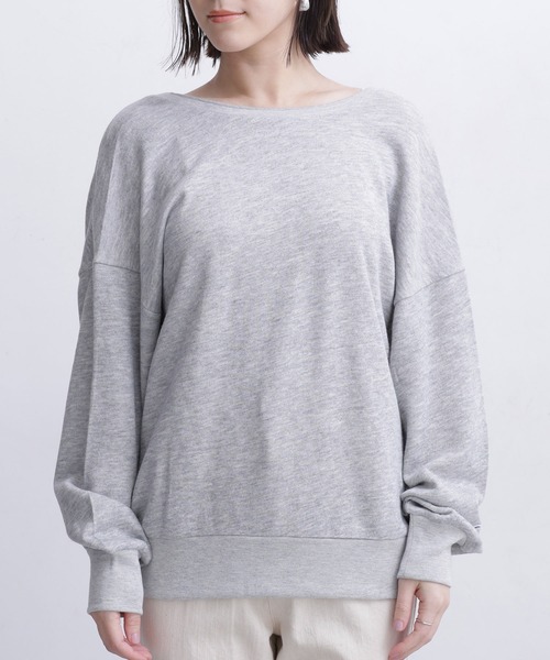 【国産】 美品☆野尻美穂×nano Champion グレーロンT universe トップス