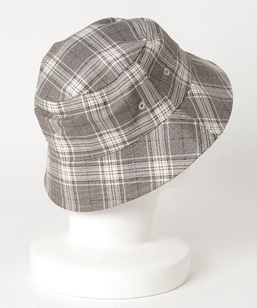 WEGO（ウィゴー）の「WEGO/チェックバケットハット（ハット・メンズ・ベージュ/グレー・FREE）」の11枚目の写真