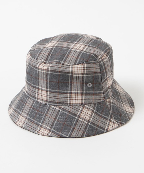 WEGO（ウィゴー）の「WEGO/チェックバケットハット（ハット・メンズ・ベージュ/グレー・FREE）」の7枚目の写真