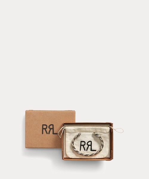 ツイステッド スターリングシルバー カフス（バングル/リストバンド