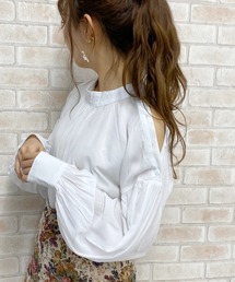 apres jour | オープンショルダーボタンブラウス【ZOZOTOWN限定アイテム】(シャツ/ブラウス)