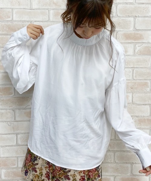 apres jour（アプレジュール）の「オープンショルダーボタンブラウス【ZOZOTOWN限定アイテム】（シャツ/ブラウス・レディース・ブラック/オフホワイト/ライトベージュ・フリー）」の19枚目の写真