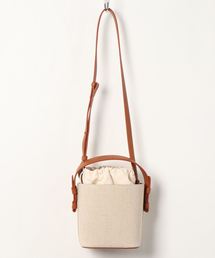 flower | キャンバスバスケットバッグ(ショルダーバッグ)