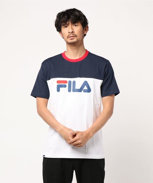 FILA GOLF(フィラゴルフ )の「【FILA:フィラゴルフ】ロゴプリントTシャツ / 半袖 ユニセックス(Tシャツ/カットソー・メンズ・ホワイト/グレー・MEDIUM/SMALL/X-LARGE/LARGE)」の6枚目の写真