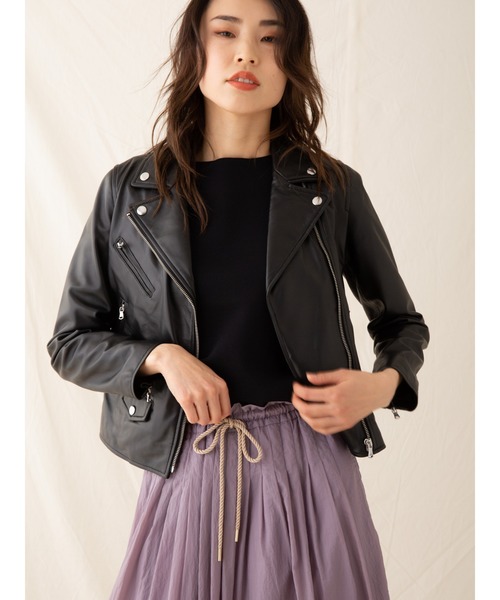 sophila ライダースジャケット【元値26,950円】 sophilaソフィラ レザージャケット ライダースジャケット