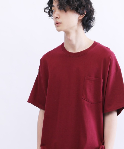 GILDAN(ギルダン)の「GILDAN / ギルダン ビッグシルエット オーバーサイズ 半袖 ポケット Tシャツ(Tシャツ/カットソー・メンズ・ホワイト/チャコールグレー/アッシュグレー/ライトブルー/ブラック/ダークグリーン/ネイビー/レッド/ライム/オレンジ/サンドベージュ/杢グレー/オレンジ系その他/マルーン/ロイヤルブルー・MEDIUM/LARGE/X-LARGE/XX-LARGE)」の1枚目の写真
