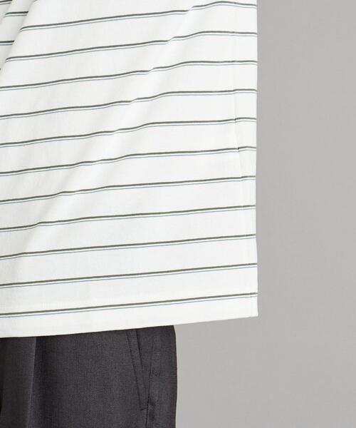 Steven Alan（スティーブンアラン）の「＜Steven Alan＞ LIGHT HI-DENS BORDER TEE-BOLD/Tシャツ（Tシャツ/カットソー・メンズ・コバルトブルー/ケリー/モカ/ホワイト・LARGE/MEDIUM/SMALL/X-LARGE）」の9枚目の写真