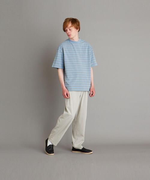 Steven Alan（スティーブンアラン）の「＜Steven Alan＞ LIGHT HI-DENS BORDER TEE-BOLD/Tシャツ（Tシャツ/カットソー・メンズ・モカ/コバルトブルー/ケリー/ホワイト・SMALL/LARGE/X-LARGE/MEDIUM）」の20枚目の写真