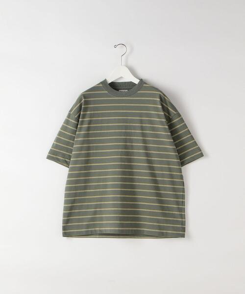 Steven Alan（スティーブンアラン）の「＜Steven Alan＞ LIGHT HI-DENS BORDER TEE-BOLD/Tシャツ（Tシャツ/カットソー・メンズ・モカ/コバルトブルー/ケリー/ホワイト・SMALL/LARGE/X-LARGE/MEDIUM）」の21枚目の写真