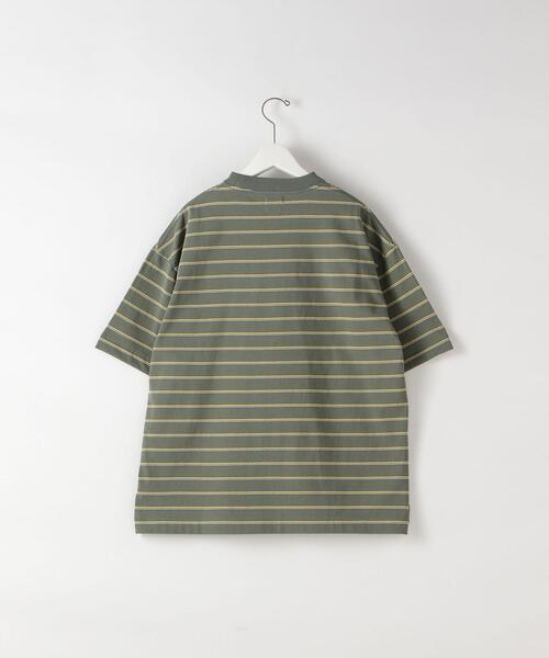 Steven Alan（スティーブンアラン）の「＜Steven Alan＞ LIGHT HI-DENS BORDER TEE-BOLD/Tシャツ（Tシャツ/カットソー・メンズ・モカ/コバルトブルー/ケリー/ホワイト・SMALL/LARGE/X-LARGE/MEDIUM）」の10枚目の写真