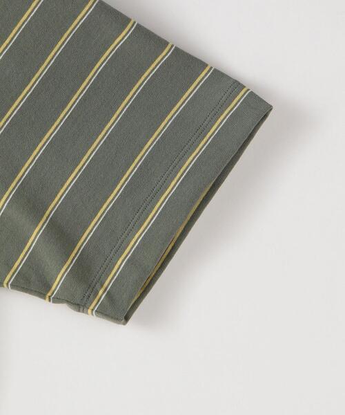 Steven Alan（スティーブンアラン）の「＜Steven Alan＞ LIGHT HI-DENS BORDER TEE-BOLD/Tシャツ（Tシャツ/カットソー・メンズ・モカ/コバルトブルー/ケリー/ホワイト・SMALL/LARGE/X-LARGE/MEDIUM）」の12枚目の写真