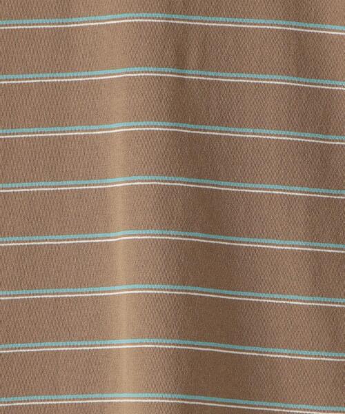 Steven Alan（スティーブンアラン）の「＜Steven Alan＞ LIGHT HI-DENS BORDER TEE-BOLD/Tシャツ（Tシャツ/カットソー・メンズ・モカ/コバルトブルー/ケリー/ホワイト・SMALL/LARGE/X-LARGE/MEDIUM）」の7枚目の写真