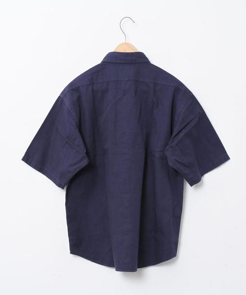 coen(コーエン)の「パッチワークオーバーダイ半袖シャツ(シャツ/ブラウス・メンズ・ベージュ/ネイビー・X-LARGE/LARGE/SMALL/MEDIUM)」の10枚目の写真
