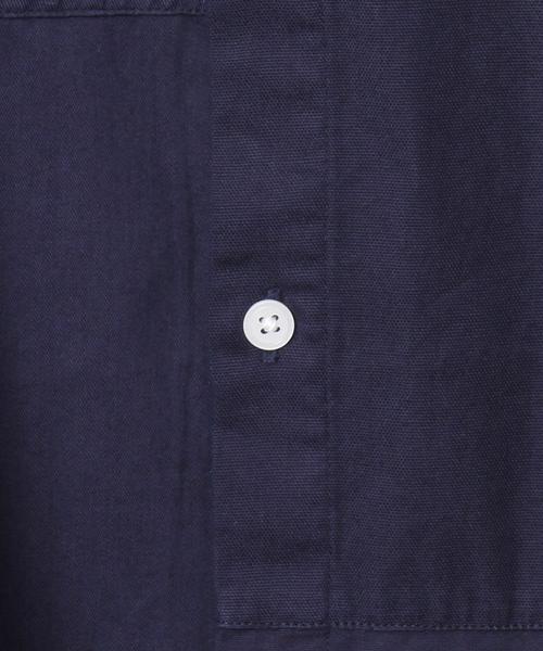 coen(コーエン)の「パッチワークオーバーダイ半袖シャツ(シャツ/ブラウス・メンズ・ベージュ/ネイビー・X-LARGE/LARGE/SMALL/MEDIUM)」の14枚目の写真