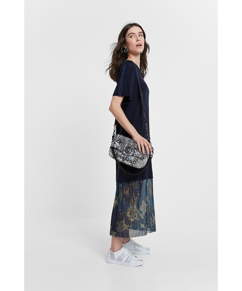 Desigual(デシグアル)の「ワンピース半袖 OSAKA(ワンピース・レディース・ブルー・L/S/M/2L)」の5枚目の写真