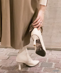 RANDA | ストレスフリー/ソフトストレッチフェイクレザーショートブーツ(ブーツ)