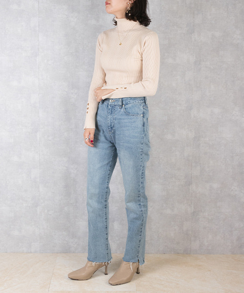 RANDA(ランダ)の「ストレスフリー/ソフトストレッチパイソンデザインショートブーツ(ブーツ・レディース・ブラック/アイボリー/グレイッシュベージュ・LL/M/L/S)」の19枚目の写真