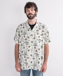 Levi's(���[�o�C�X)�̃L���[�o�V���c NEPHRITE OLIVE NIGHT PRINT(�V���c/�u���E�X)