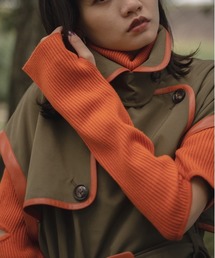 akuR | 【akuR/2020AW】スリースリット タートルネックニット(ニット/セーター)