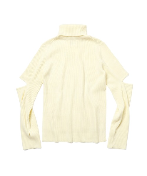 akuR（アクル）の「【akuR/2020AW】スリースリット タートルネックニット（ニット/セーター・レディース・ブラック/ブルー/オレンジ/ホワイト/グリーン・FREE）」の18枚目の写真
