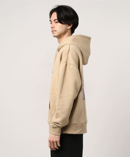 En serio TOKYO（エンソリオトーキョー）の「ボリューム 裏起毛 / ビッグシルエット プルオーバー フーディー パーカー 【FAST TOWN】（パーカー・メンズ・ブラック/ベージュ/グレー/オフホワイト・LL/M/L）」の13枚目の写真