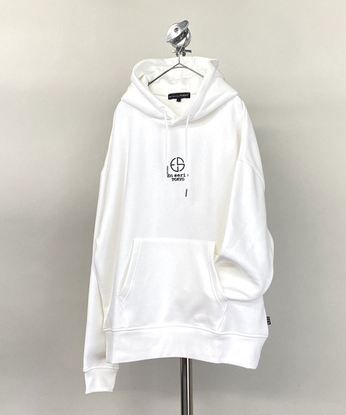 En serio TOKYO（エンソリオトーキョー）の「ボリューム 裏起毛 / ビッグシルエット プルオーバー フーディー パーカー 【FAST TOWN】（パーカー・メンズ・ブラック/ベージュ/グレー/オフホワイト・LL/M/L）」の5枚目の写真