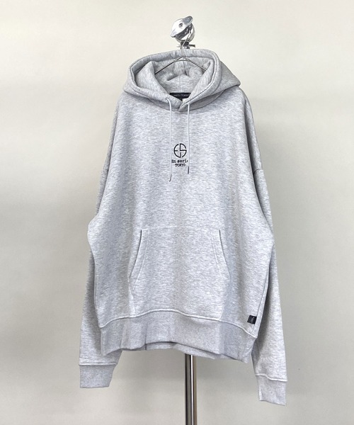 En serio TOKYO（エンソリオトーキョー）の「ボリューム 裏起毛 / ビッグシルエット プルオーバー フーディー パーカー 【FAST TOWN】（パーカー・メンズ・ブラック/ベージュ/グレー/オフホワイト・LL/M/L）」の7枚目の写真