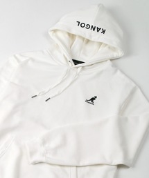 KANGOL（カンゴール）の「【KANGOL/カンゴール】 オーバーサイズ ワンポイント ロゴ刺繍 ユニセックス プルパーカー/フーディー（パーカー・レディース）」