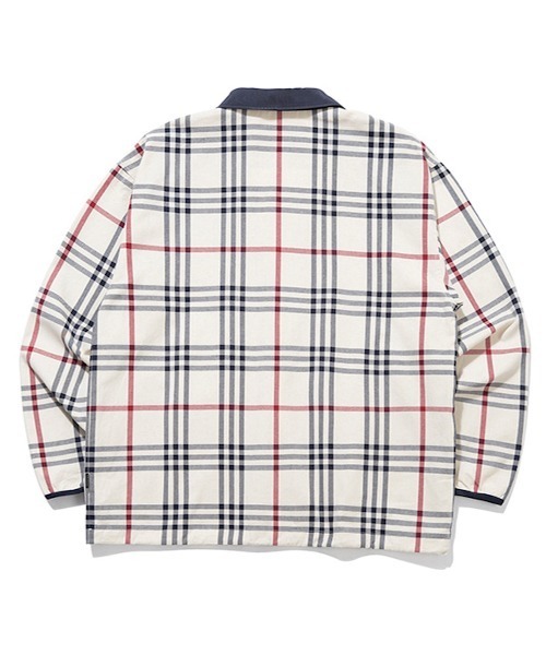 ROMANTIC CROWN（ロマンティッククラウン）の「【ROMANTIC CROWN】CLASSIC CHECK JACKET / ロマンティッククラウン クラシック チェック ジャケット（ブルゾン・メンズ・オートミール/ネイビー・MEDIUM/SMALL/X-LARGE/LARGE）」の10枚目の写真