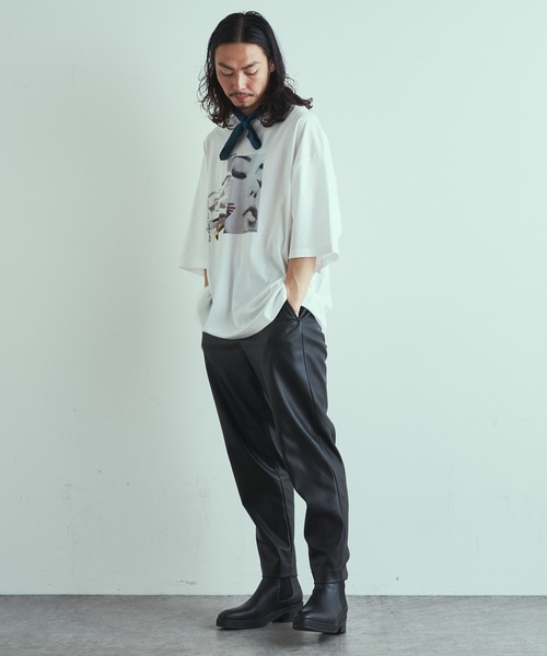 Lui's(ルイス)の「クラシック調シルクスカーフ(ストール/ショール・メンズ・グリーン/ブラウン・FREE)」の3枚目の写真