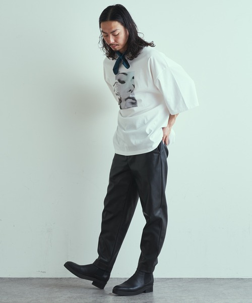 Lui's(ルイス)の「クラシック調シルクスカーフ(ストール/ショール・メンズ・グリーン/ブラウン・FREE)」の4枚目の写真