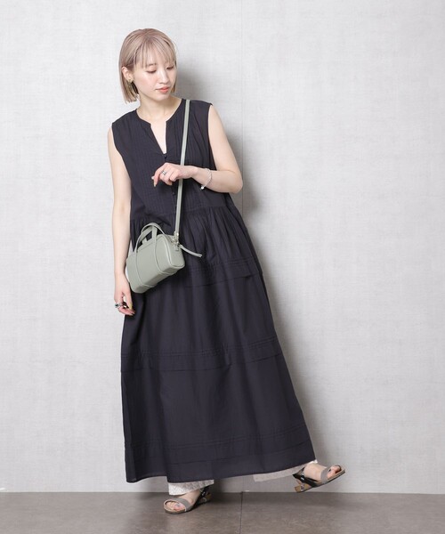 セール Web限定 タックマキシワンピース ワンピース Freak S Store フリークスストア のファッション通販 Zozotown