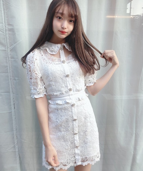 ♡極美品♡ Swankiss スワンキス TS organ check SET Swankiss（スワンキス）の「TS feminine bijou O/P（ワンピース