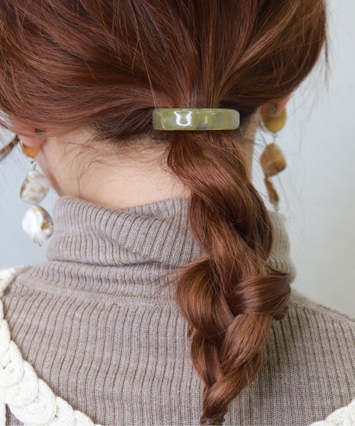 Monocoro toppi（モノコロトッピ）の「バリエーション豊富 マーブル クリア カラーヘアゴム（ヘアゴム・レディース・A/B/C/D/E/H/G/F/J/I/K/L・フリー）」の14枚目の写真