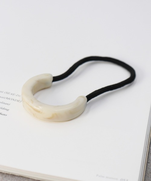 Monocoro toppi（モノコロトッピ）の「バリエーション豊富 マーブル クリア カラーヘアゴム（ヘアゴム・レディース・A/B/C/D/E/H/G/F/J/I/K/L・フリー）」の21枚目の写真