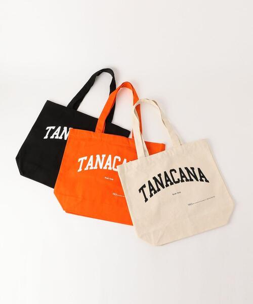 green label relaxing（グリーンレーベルリラクシング）の「[ Tanacana (タナカーナ) ] SC ロゴ トートバッグ（トートバッグ・レディース・ブラック/オレンジ/ナチュラル・FREE）」の15枚目の写真