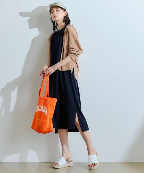 green label relaxing（グリーンレーベルリラクシング）の「[ Tanacana (タナカーナ) ] SC ロゴ トートバッグ（トートバッグ・レディース・ブラック/オレンジ/ナチュラル・FREE）」の17枚目の写真