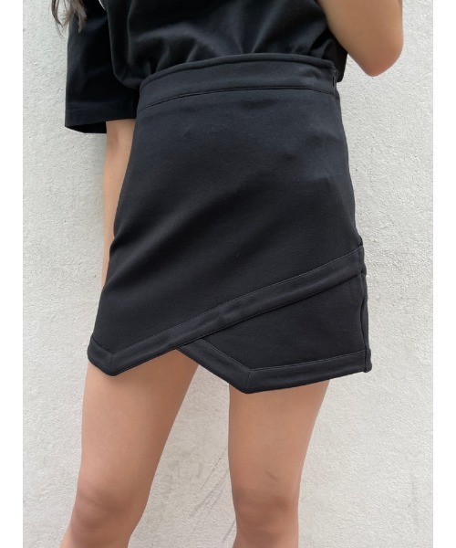 ENVYM(アンビー)の「ラップポンチSK(スカート・レディース・ブラック・FREE)」の4枚目の写真