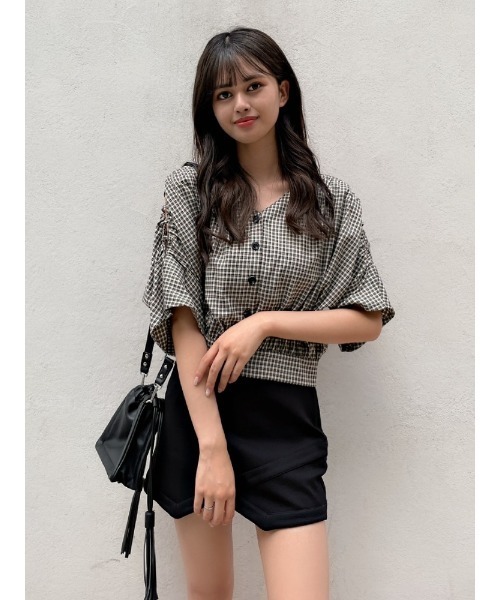 ENVYM(アンビー)の「ラップポンチSK(スカート・レディース・ブラック・FREE)」の8枚目の写真